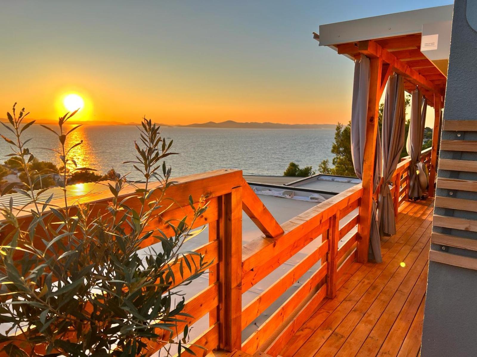 D-View Premium Mobile Home - Panoramic Seaview - 150 M From Beach, Free Parking Drage Esterno foto