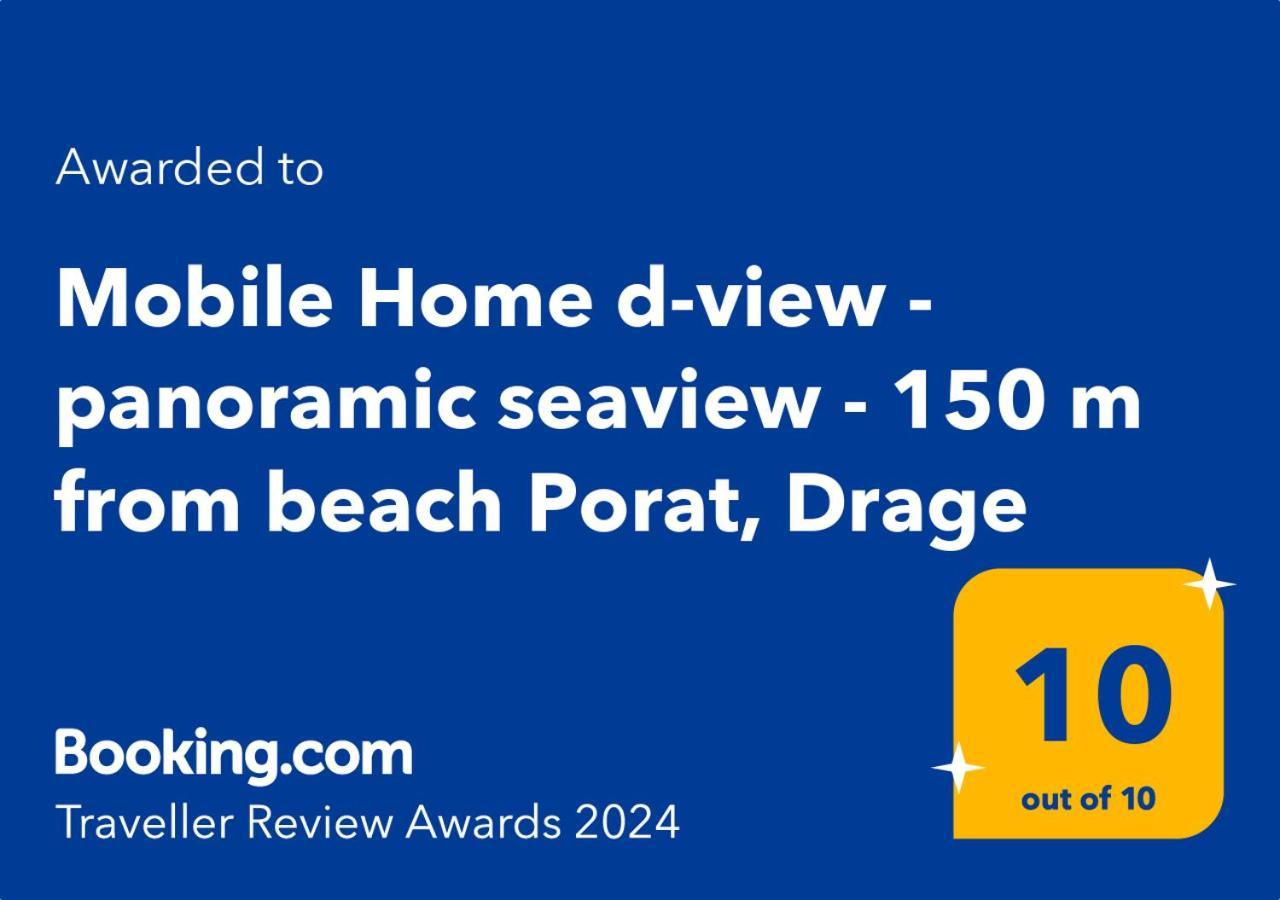 D-View Premium Mobile Home - Panoramic Seaview - 150 M From Beach, Free Parking Drage Esterno foto