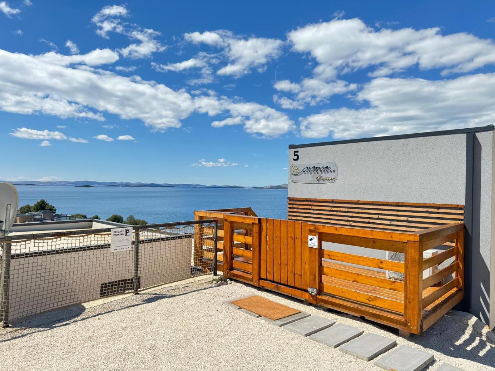D-View Premium Mobile Home - Panoramic Seaview - 150 M From Beach, Free Parking Drage Esterno foto